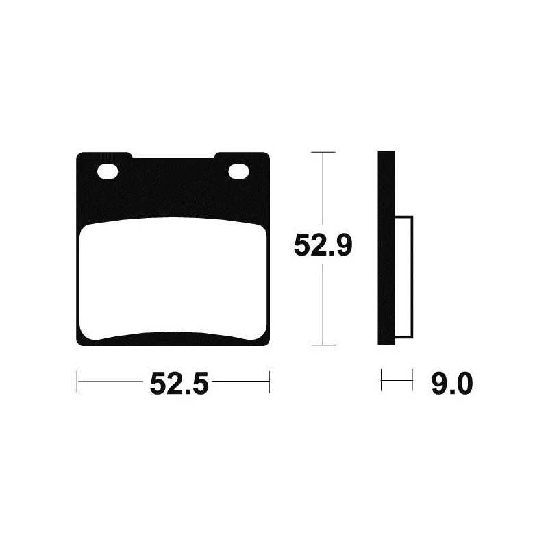TECNIUM Pastillas de freno sinterizadas MR56 380562