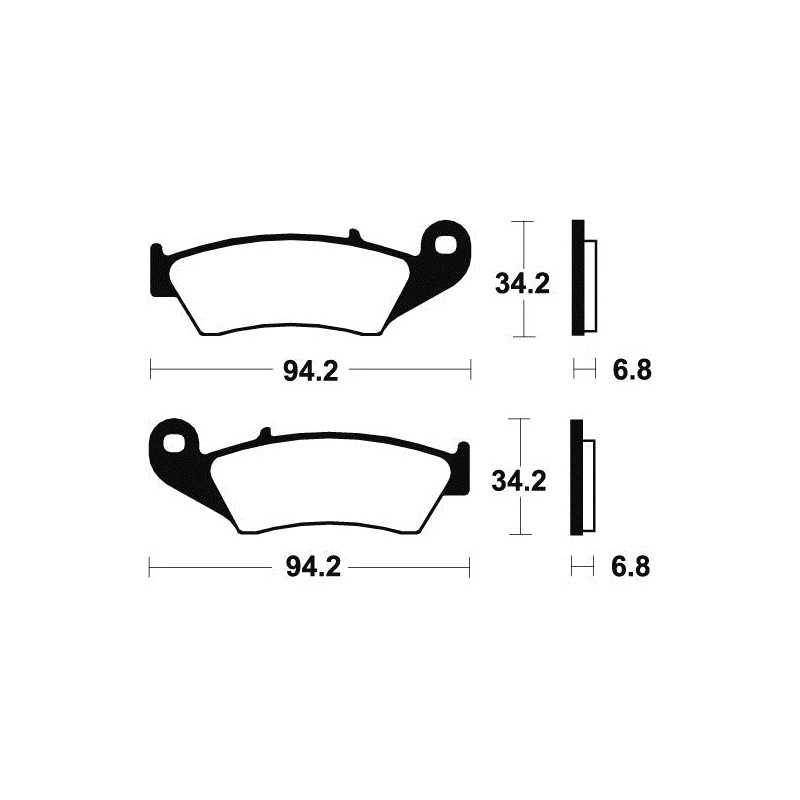 MOR194 sintered brake pads