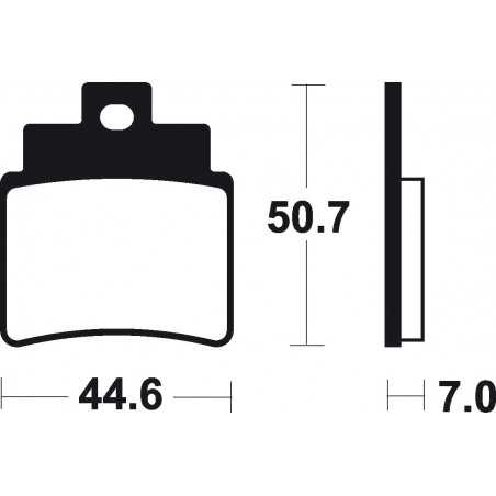 Sintered brake pads MO275