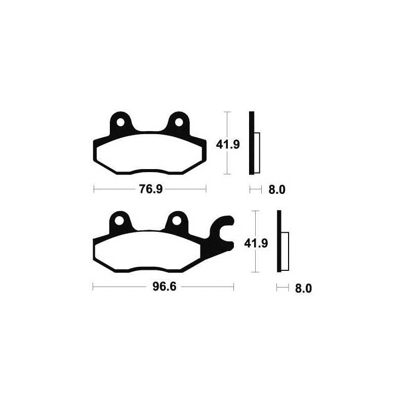 Sintered MR138 Brake Pads