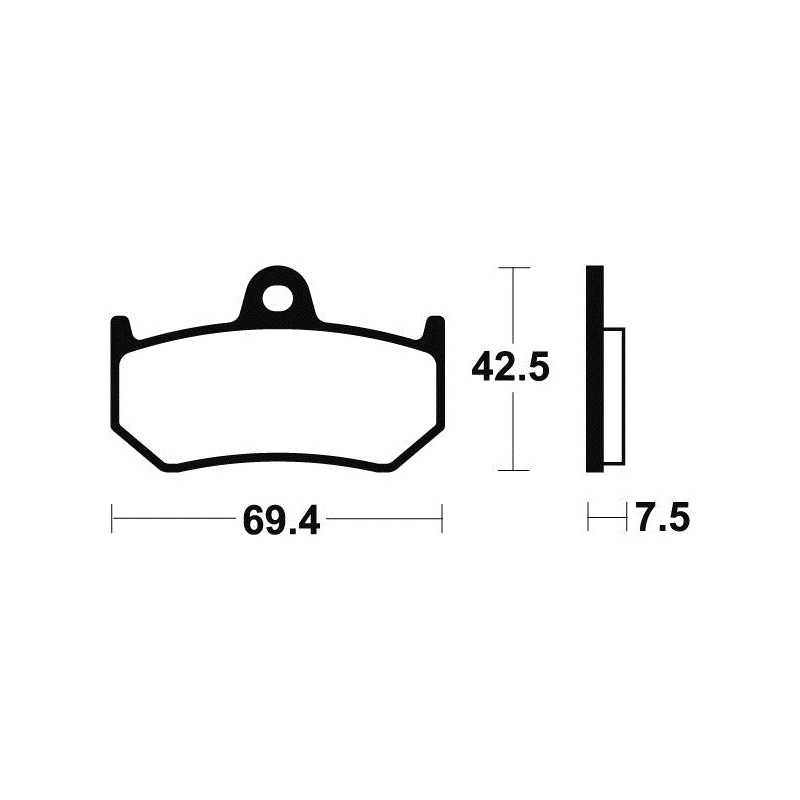 Organic Brake Pads MA263