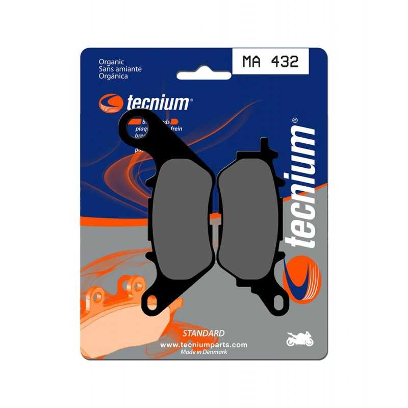 TECNIUM Pastillas de freno orgánicas MA432 380013