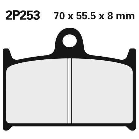 2P253ST brake pads