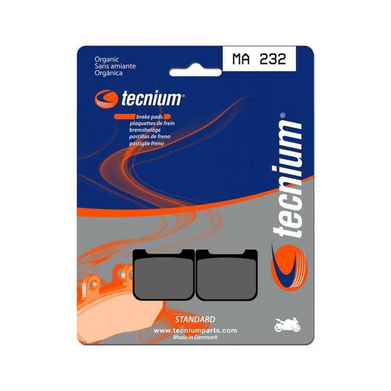 TECNIUM Pastillas de freno orgánicas MA232 382320