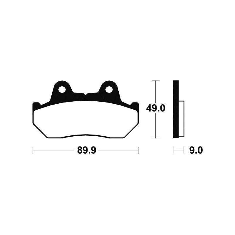 Sintered MF72 Brake Pads