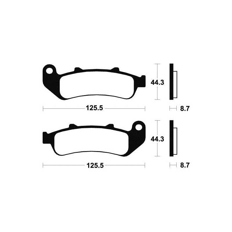 Sintered MR185 Brake Pads