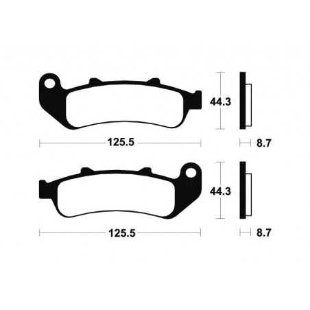 Sintered MR185 Brake Pads