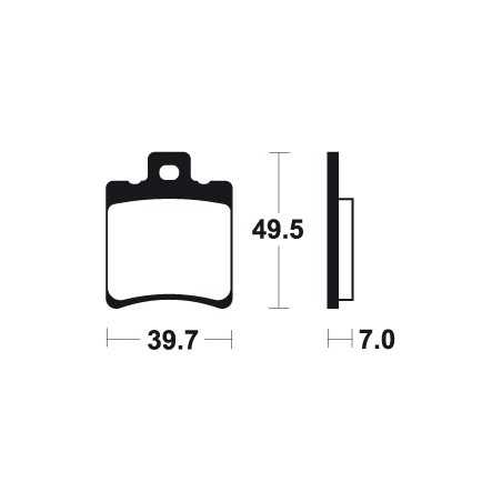 TECNIUM Pastillas de freno sinterizadas MF271 382711