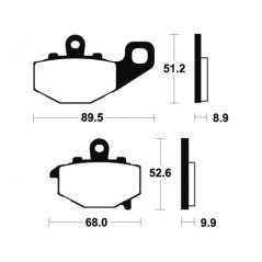 Sintered Brake Pads MR187