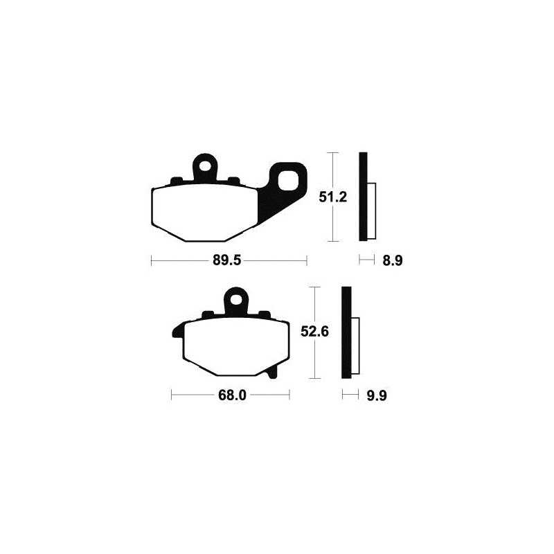 Sintered Brake Pads MR187