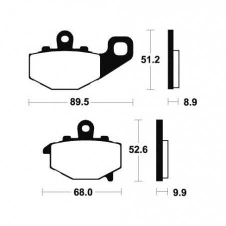 Sintered Brake Pads MR187