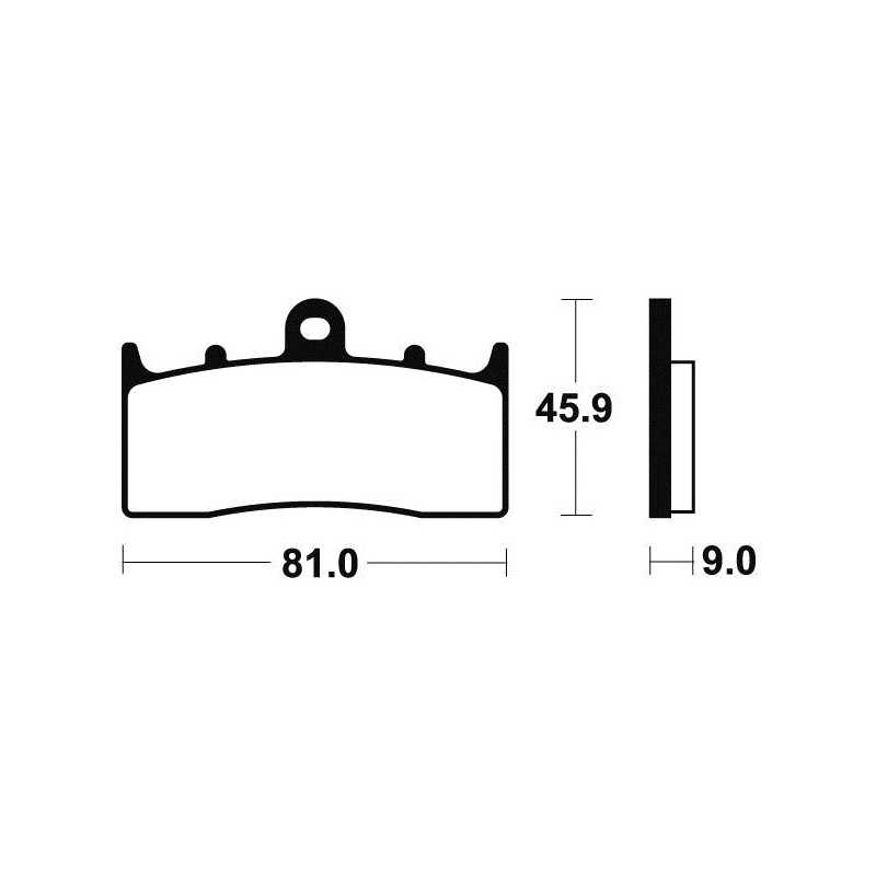 Sintered MF278 Brake Pads