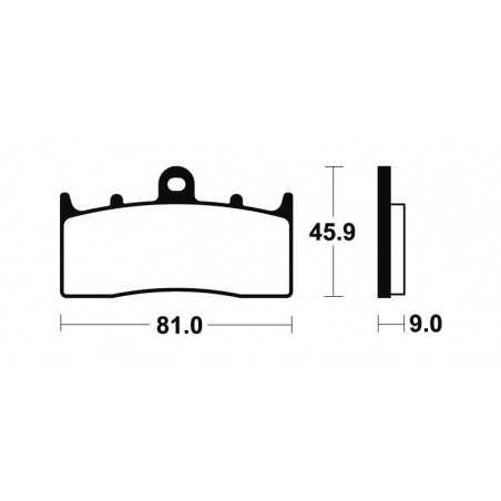 Sintered MF278 Brake Pads