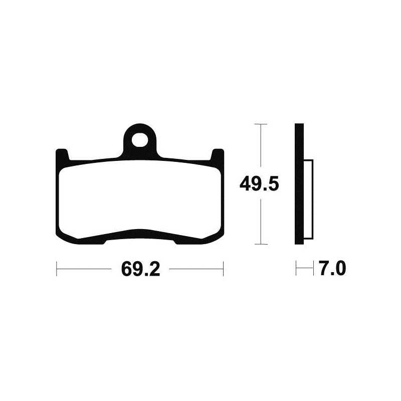 Sintered MF282 Brake Pads