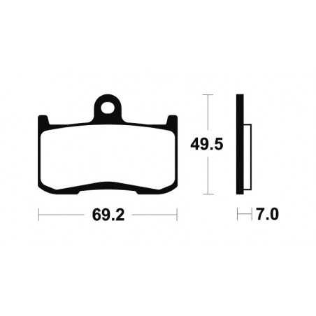 Sintered MF282 Brake Pads