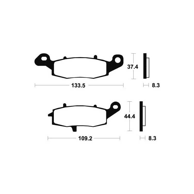 Sintered Brake Pads MR204