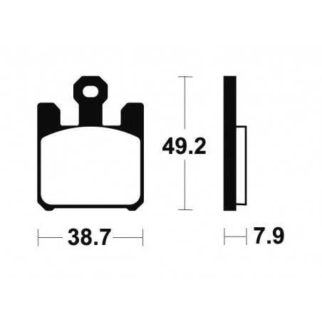 Sintered MF288 Brake Pads