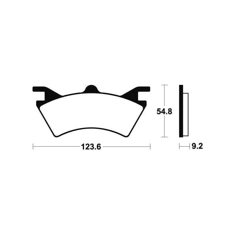 Sintered MOR257 Brake Pads
