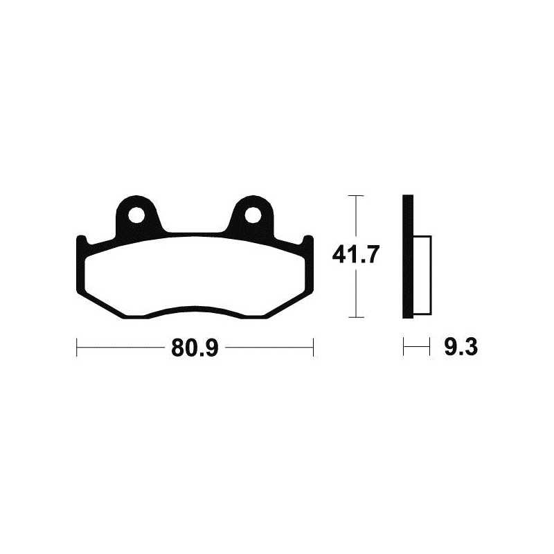 Sintered Brake Pads MR209