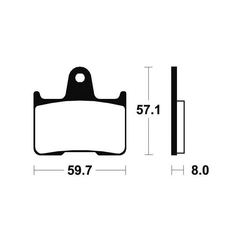 Sintered Brake Pads MR215