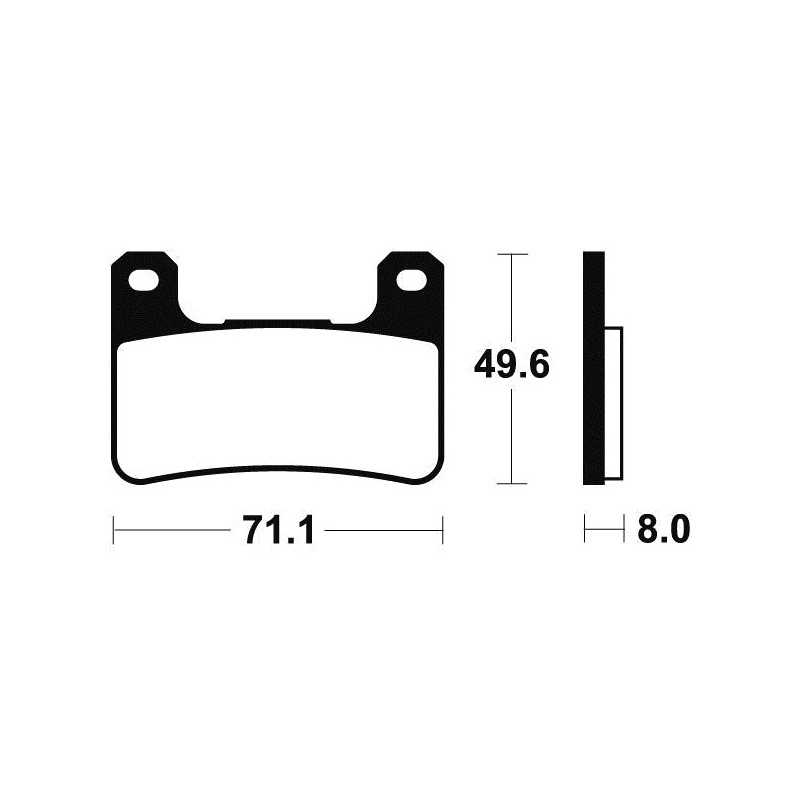 Sintered MF306 Brake Pads