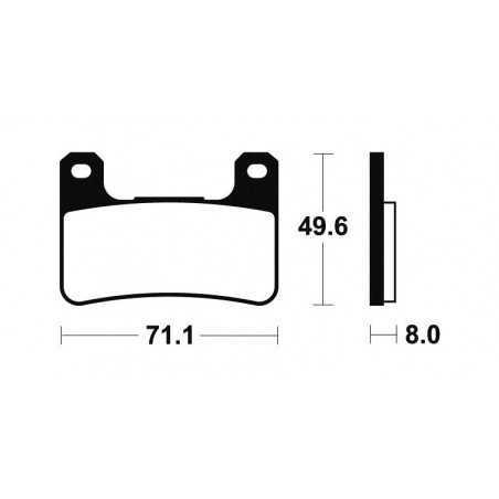 Sintered MF306 Brake Pads