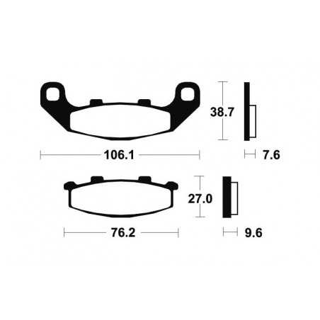 Sintered MF115 Brake Pads