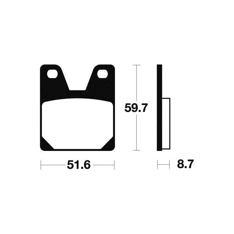 Sintered Brake Pads MR233
