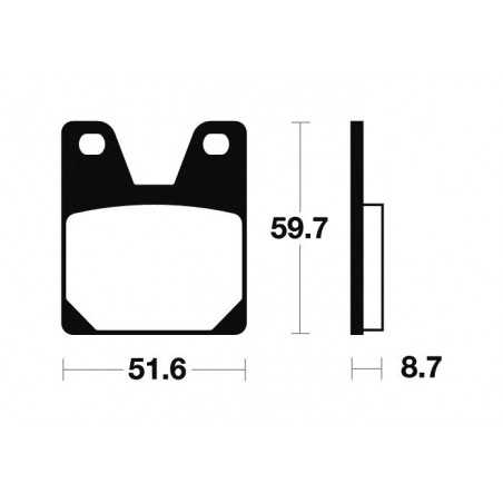 Sintered Brake Pads MR233
