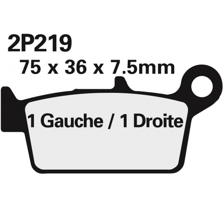 2P219GS brake pads