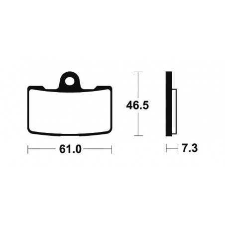 Sintered Racing Brake Pads MRR356