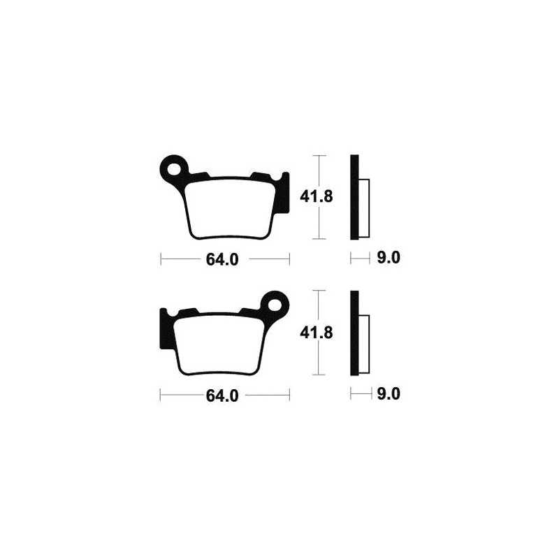 Organic Brake Pads MA291