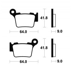 Sintered brake pads MOR291