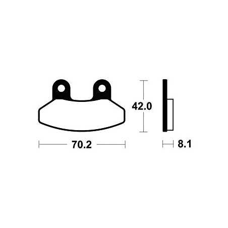 Organic Scooter Brake Pads ME292