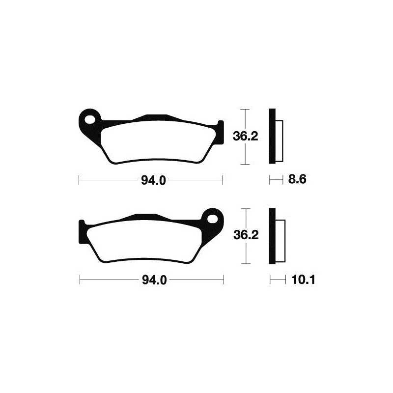 Sintered Brake Pads MR242