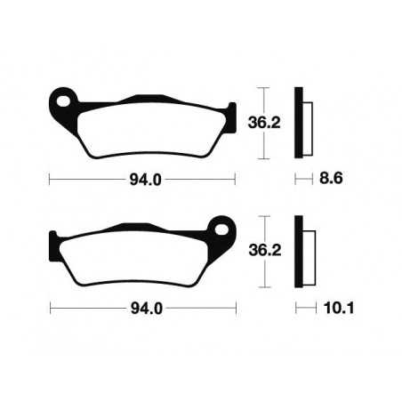 Sintered Brake Pads MR242