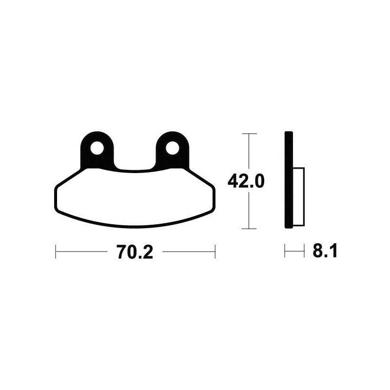 Organic Brake Pads MA292