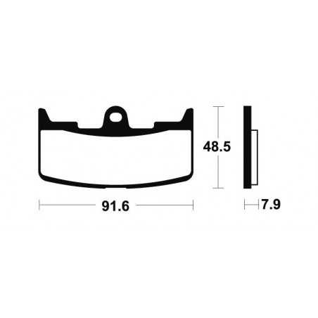 Organic Brake Pads MA295