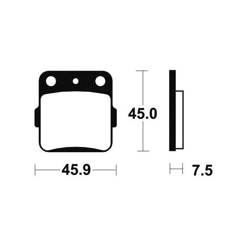 MO92 sintered brake pads