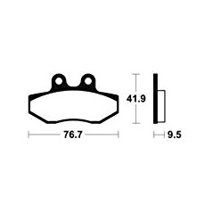 Organic Scooter Brake Pads ME323