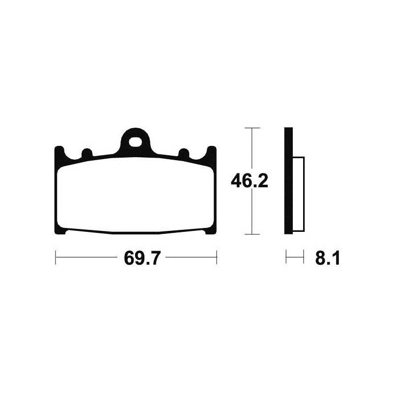 Sintered brake pads MF131