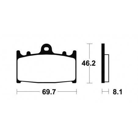 Sintered brake pads MF131
