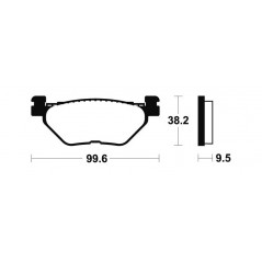 Sintered Brake Pads MR269