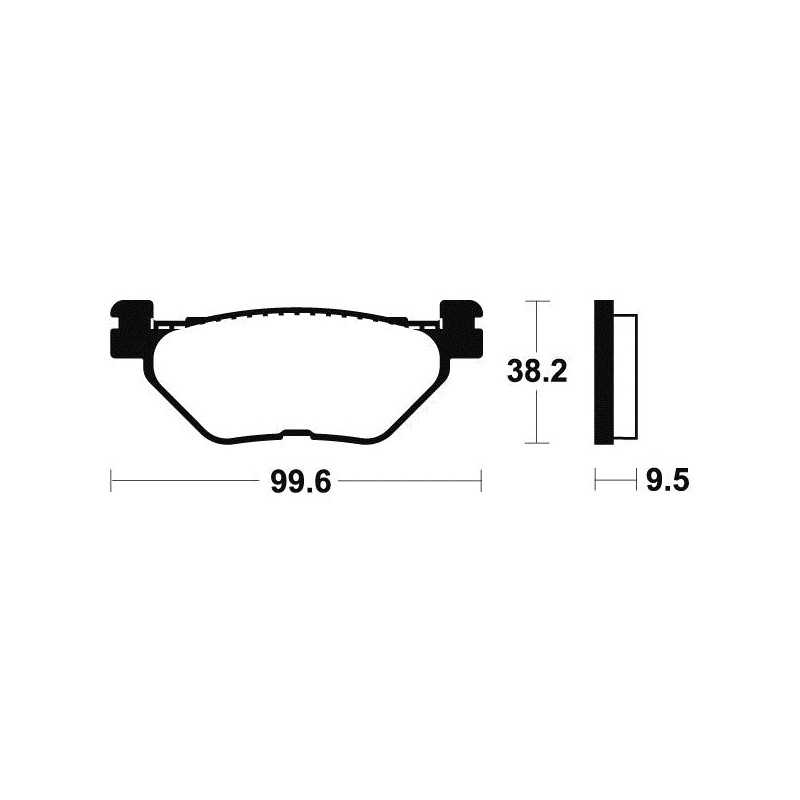 Sintered Brake Pads MR269