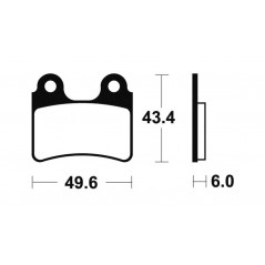 Organic Brake Pads MA302