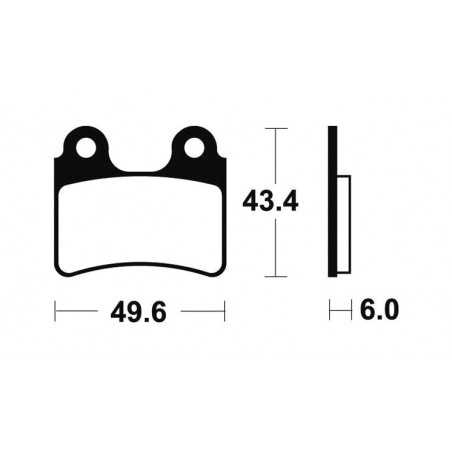 Organic Brake Pads MA302