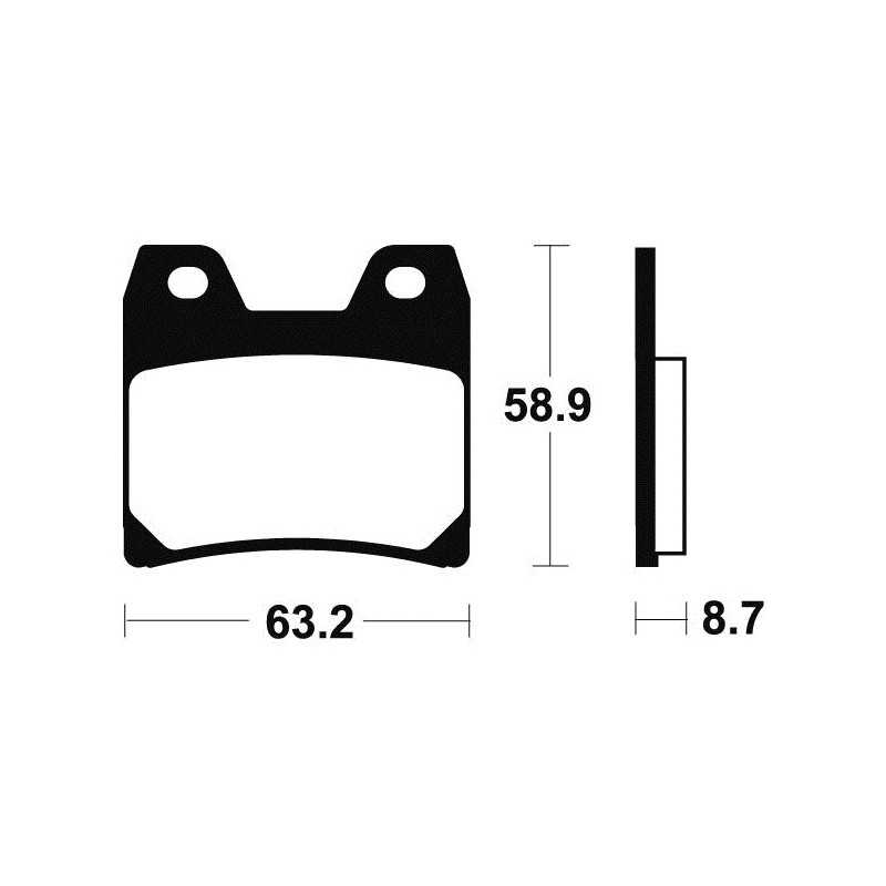Sintered Brake Pads MR270