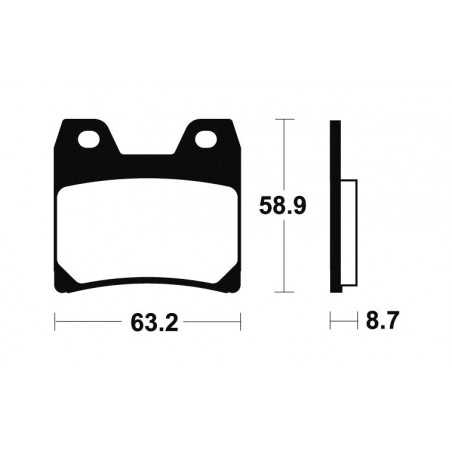Sintered Brake Pads MR270