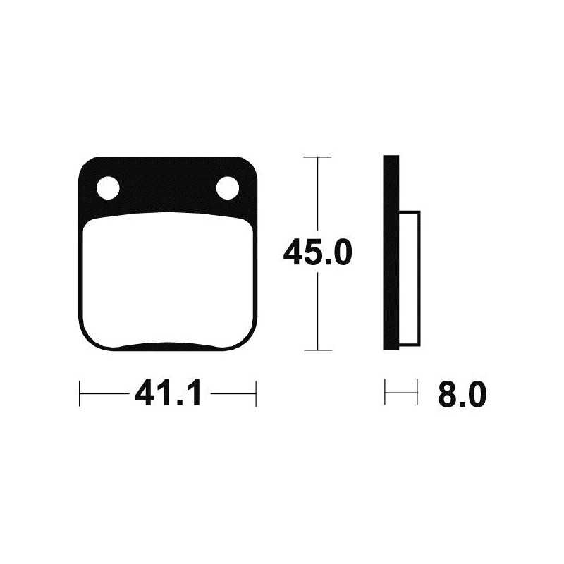 TECNIUM Pastillas de freno sinterizadas MOR36 380365