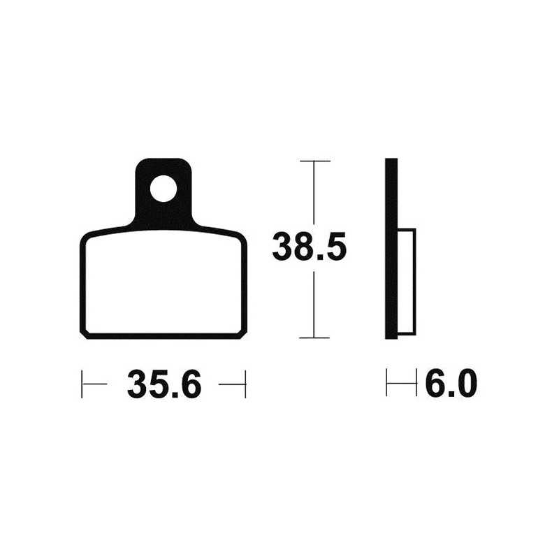 Organic Brake Pads MA303